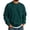 12#Black, variant on Fleece Lined Crewneck Sweatshirt for Men Winter Warm Pullover Sweatshirt Solid Color Casual Fleece Top Red 3XL