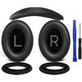 thumbnail image 1 of wonima11 SOULWIT Ear Pads Cushions + Headband + Silicone Earpads Cover Protector, Replacement Kit for Bose QuietComfort 45 (QC45)/Quiet Comfort 35 (QC35, QC35II)/QC SE/QC Wireless Headphones - Black, 1 of 1