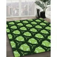 thumbnail image 3 of Ahgly Company Machine Washable Indoor Rectangle Transitional Green Area Rugs, 2' x 3', 3 of 7