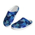 thumbnail image 2 of KLL Glowing Jellyfish Pattern Pattern Adult Unisex Cozy Slippers,Fuzzy Slip-on Slippers TPR Sole Slippers Comfort Plush Home Footwear for Indoor & Outdoor-35/36, 2 of 7