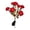 Red, variant on 1 Pcs Spring Garden Lights Solar Flower Light, Artificial Flower Outdoor Light Decor for Summer Path Yard Walkway Patio Lawn Flower Bed, Cemetery, Memorial Day, Christmas, Mother's Day Gift
