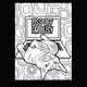 thumbnail image 2 of Swearing Cats Cat Coloring Book Handmade Coloring Coloring Book, 2 of 5