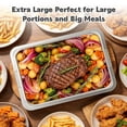 thumbnail image 4 of Godance Air Fryer Basket for Oven, 2 Set Air Fryer Basket and Tray with 60 Parchment Papers and Gloves, Stainless Steel Non-Stick Air Fryer Pan and Crisper Tray for Cooking, Dishwasher Safe, 4 of 8