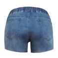 thumbnail image 6 of REALiKUN Womens Elastic Waist Casual Drawstring Shorts Summer Beach Shorts Comfy Short Pants Blue XXL, 6 of 6