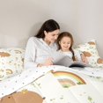 thumbnail image 4 of Erosebridal Kids Animal Capybara Twin Comforter Sets 3-Piece,Boys Girls Cartoon Rainbow Flowers Bedding Set,Microfiber Bedroom Decor, 4 of 7