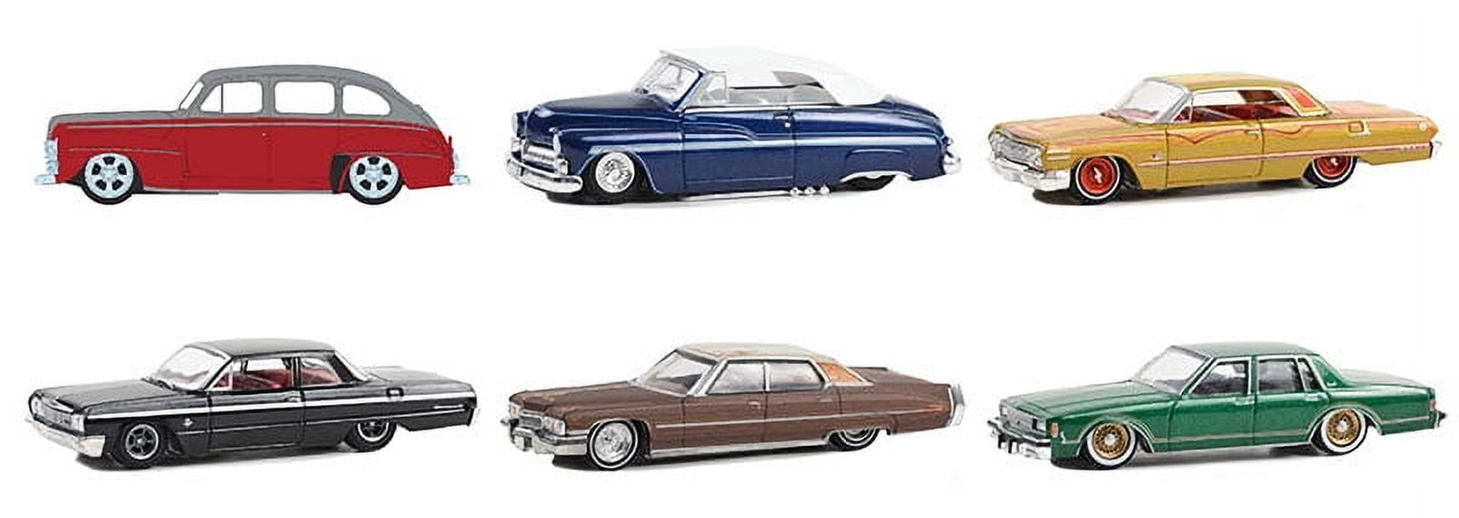 GREENLIGHT California Lowriders ミニカーセット Greenlight Diecast California Lowriders Series 6 6 - 63070-CASE