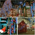 thumbnail image 2 of 30cm/50cm LED Lights Meteor Shower Rain 8Tube Xmas Tree Outdoor Light(Blue), 2 of 7