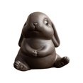 thumbnail image 4 of Estatuilla de conejo Sunnimix Escultura de conejo 9cmx8.3cmx9.7cm, 4 of 5