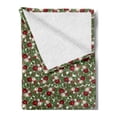 thumbnail image 2 of Christmas Soft Flannel Fleece Throw Blanket, Pine Fir Cones Balls and Coniferous Tree Leaves Holly Berry Old Fashioned, Cozy Plush for Indoor and Outdoor Use, 50" x 70", Red Green Grey, by Ambesonne, 2 of 5