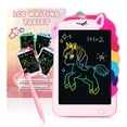 thumbnail image 1 of Pizarra LCD para escribir Decute Unicornio de 8,5" juguete educativo, 1 of 7