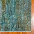 thumbnail image 5 of Unique Loom Jardin Collection Colorful, Vibrant, Abstract Watercolor Area Rug, 6 x 9 ft, Turquoise/Gray, 5 of 5