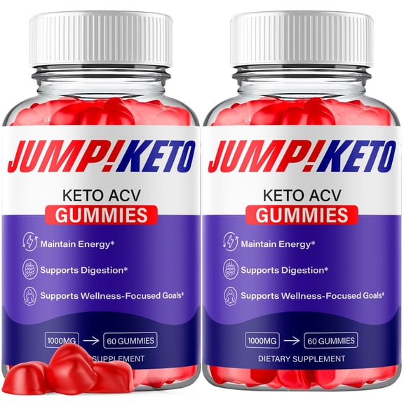 Jump Keto ACV Gummies 1000MG Advanced Formula Vitamin 120 Gummies