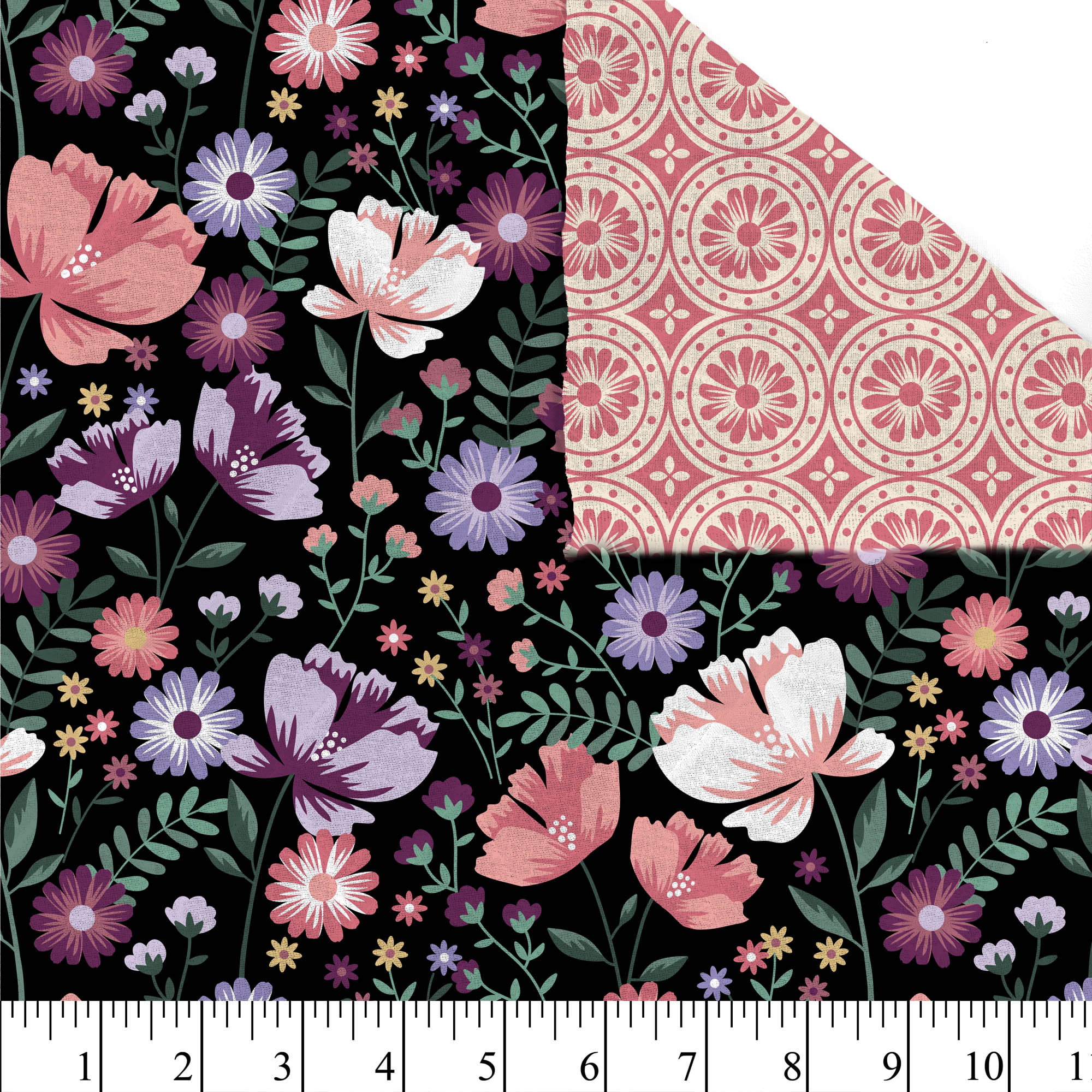Master FAB Cotton Fabric by The Yard for Sewing DIY Crafting Fashion Design  Printed Floral Washable Cloth Bundles Voile;Full Width cuttable39 x