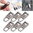thumbnail image 4 of veasfak 6 PCS Zipper Pull Replacement Handle Mend Fixer Zipper Tab Zipper Sliders Zipper Grey S, 4 of 9