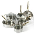 thumbnail image 1 of Juego de utensilios de cocina Martha Stewart Castelle, 10 piezas, acero inoxidable, 1 of 7