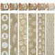 thumbnail image 4 of Cinta de arpillera con alambre navideño MEEDEE, 6 rollos, 6,3 cm x 5,5 m, 4 of 9
