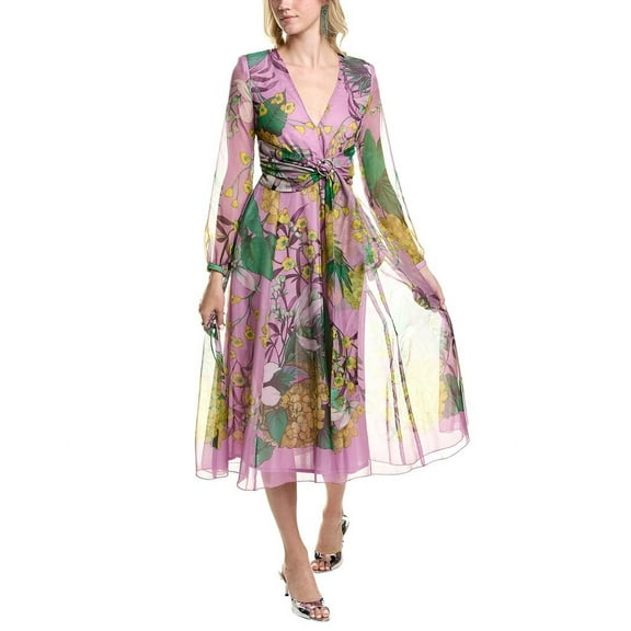 Carla Ruiz womens  Midi Dress, 12, Red