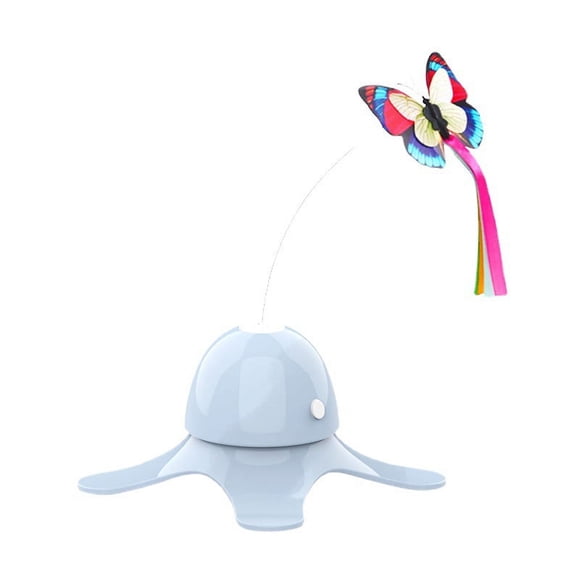 Juguete para gatos con mariposa, juguete para gatos con mariposa automática, juguete giratorio para gatos, juguete interactivo para gatos elaborado con cuidado