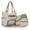 Khaki, variant on Multifunction Parent Diaper Bag Bundle 8 Pack,Portable Baby Diaper Organizer Handbag,Changing Pad Burp Cloths Bottle Pouch Mesh Bag Hook Straps for Travel Outings
