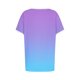 thumbnail image 3 of Blusas para las Mujeres Casual, Rayas Impresas Patchwork Manga Corta Cuello Redondo Top Hecho de 95% Poliéster 5% Spandex para el Verano, Tops Cortos para las Mujeres, 3 of 5