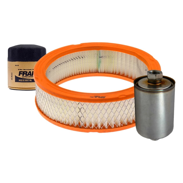 Kit De Filtro De Aire, Filtro de Aceite Sintético y Filtro de Combustible 3 PIEZAS Compatible con Chevrolet S10 Blazer L4 2.5L DE 1985 A 1988