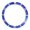 Blue, variant on Professional Wristwatch Bezel Insert Loop Replacement Watch Bezel Insert Ring Accessory - Black Color, Durable Aluminum Material, 1.5 inches / 3.8 cm Outer Diameter