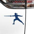 thumbnail image 3 of Magnets in Motion Fencer Female Car Magnet Blue, 3 of 4