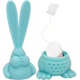 thumbnail image 1 of Bunny Tea Infuser,Angry Rabbit Tea Strainer with 2 Big Ear - Heat Resistant Silicone Tea Infuser, Tea Infusers for Loose Tea for A Mug Or A Cup Easter Gift for Men, 1 of 1