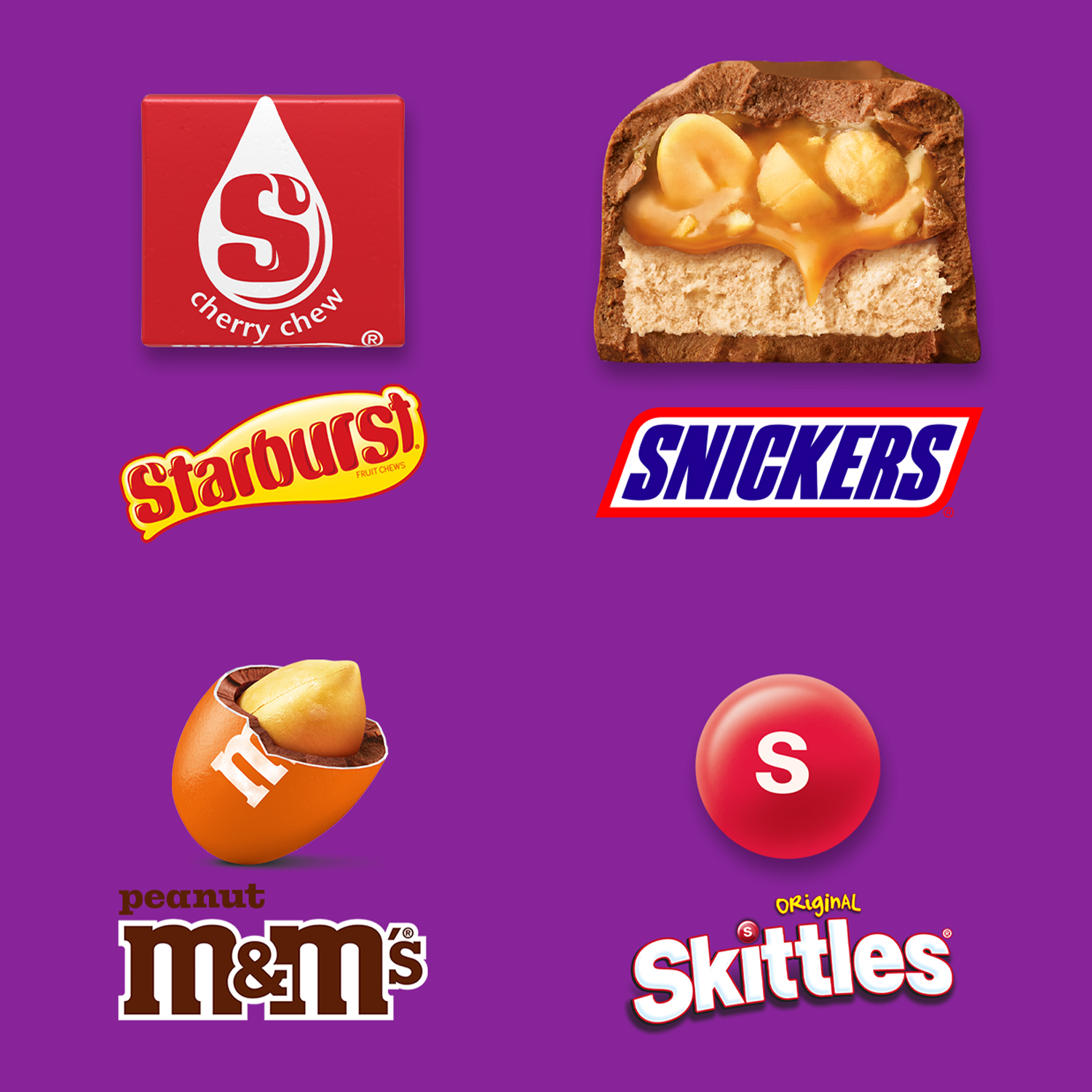 M&M's, Snickers, Skittles & Starburst Jumbo Bag, 31.59 oz photo 2
