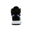thumbnail image 4 of Jordan Kid's 1 Mid Black Racer Blue White Shoes, from StockX, 4 of 5