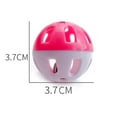 thumbnail image 2 of Cats Pounce Chase Rattle Scratch Toy with Bell Ball Pet Supplies Random, 2 of 5