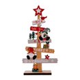 thumbnail image 4 of Adorno navideño de madera Estatua de estilo retro Decorativo año nuevo Arte de escritorio Artesanía Decoración de arte para regalos perfecl Manualidades de mesa, 4 of 8