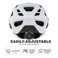 thumbnail image 2 of BATFOX MTB Mountain Adult Youth Bike Helmet for Men Women CPSC/NTA Certified,Lightweight,Adjustable for E-Bike,Trail,Cycling（L,White), 2 of 7