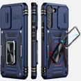 thumbnail image 4 of GHSDFBB for Samsung S22 Case,Multi-Functional Ultra Slim Samsung S22 Case with Sliding Camera Cover & Magnetic Kickstand Shockproof Protective Phone Case for Samsung Galaxy S22 5G(2022),Blue, 4 of 7