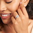 thumbnail image 2 of 5 Carat IGI Certified Round Shape Lab Grown Diamond Engagement Ring | 14K Yellow Gold |Anastasia Halo Diamond Ring | FG-VS1-VS2 Quality Friendly Diamonds, 2 of 4