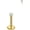 1.5mm, 18 Gauge 6mm 18k gold-plated, variant on Single 316L Surgical Steel Threadless Labret Stud with CZ for Nose Cartilage Helix Rook Conch Tragus Earlobe Piercings