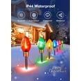 thumbnail image 3 of Luces navideñas Moonflor Jumbo C9, 17 pies y 10 LED, paquete de 2, 3 of 8