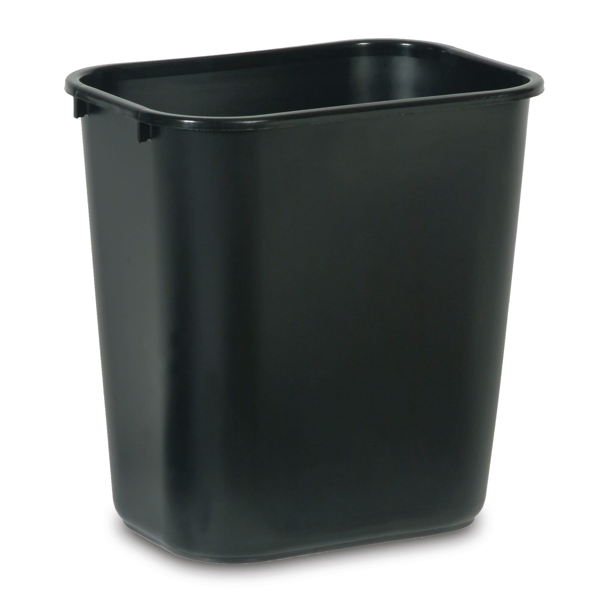 Rubbermaid Commercial Products 28Quart Black Wastebasket