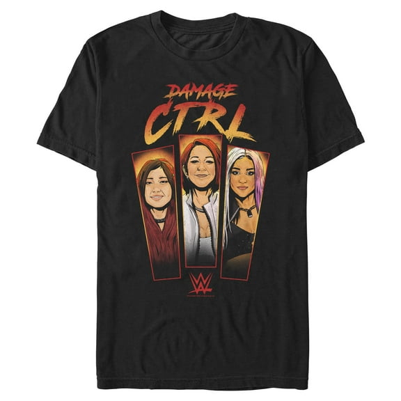 Mens WWE Damage CTRL Panels T Shirt