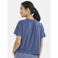 thumbnail image 3 of Athletic Works Women's ButterCore Cropped Tee with Short Sleeves, Sizes XS-XXXL, 3 of 6