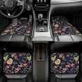 thumbnail image 5 of Balery Flower Pattern 4-Piece Floor Mats, Heavy-Duty Rubber Liners, Anti-Slip Design, All-Season Automotive Protection, Vehicles, Cars, Trucks, and SUVs, 5 of 5
