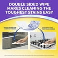 thumbnail image 3 of Lysol Dual Action Disinfectant Wipes, Multi-Surface Antibacterial Scrubbing Wipes, For Disinfecting And Cleaning, Citrus Scent, 75Ct, 3 of 3