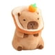 thumbnail image 3 of Muñeco de peluche de carpincho, lindo animal de peluche de carpincho, animal de peluche de dibujos animados de 30 cm, suave luz de pan de naranja, 3 of 9
