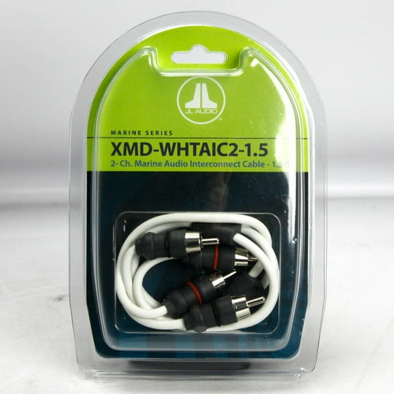 JL AUDIO® XMD-WHTAIC2-1.5 2-CH MARINE/MOTORSPORT/CAR INTERCONNECT CABLE 1.5FT