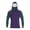Purple, variant on Men's UPF 50 Hooded Sun Shirt, Lightweight Long Sleeve Fishing Shirt with Hood, Quick-Dry Rash Guard Sun Protective Shirt for Hiking, Beach, and Outdoor Activities Beige L