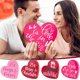 thumbnail image 1 of Decoraciones En Forma De Corazón Adorno de madera en forma de corazón rojo para San Valentín, boda o fiesta (1 unidad) JASKFLY, 1 of 7