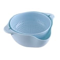 thumbnail image 2 of Double Layer Washing Basket, Smoothing Surfaces Fruit Washing Drying Basket  for Home Use, 2 of 7
