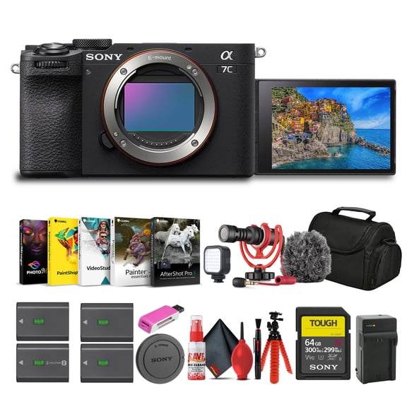 Sony Alpha 7C II Full-Frame Mirrorless Camera Body (International Model)