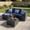 Black Rattan/Navy Blue, variant on Patio Furniture Set - All-Weather -5 Piece Outdoor Patio Conversation Couch Sets, Modular Wicker Rattan Sectional Sofa for Garden, Patio, Poolside, Backyard, Balcony, Porch,Khaki