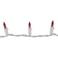thumbnail image 4 of Northlight Mini Incandescent Christmas Lights - Red - 10' White Wire - 50ct, 4 of 5